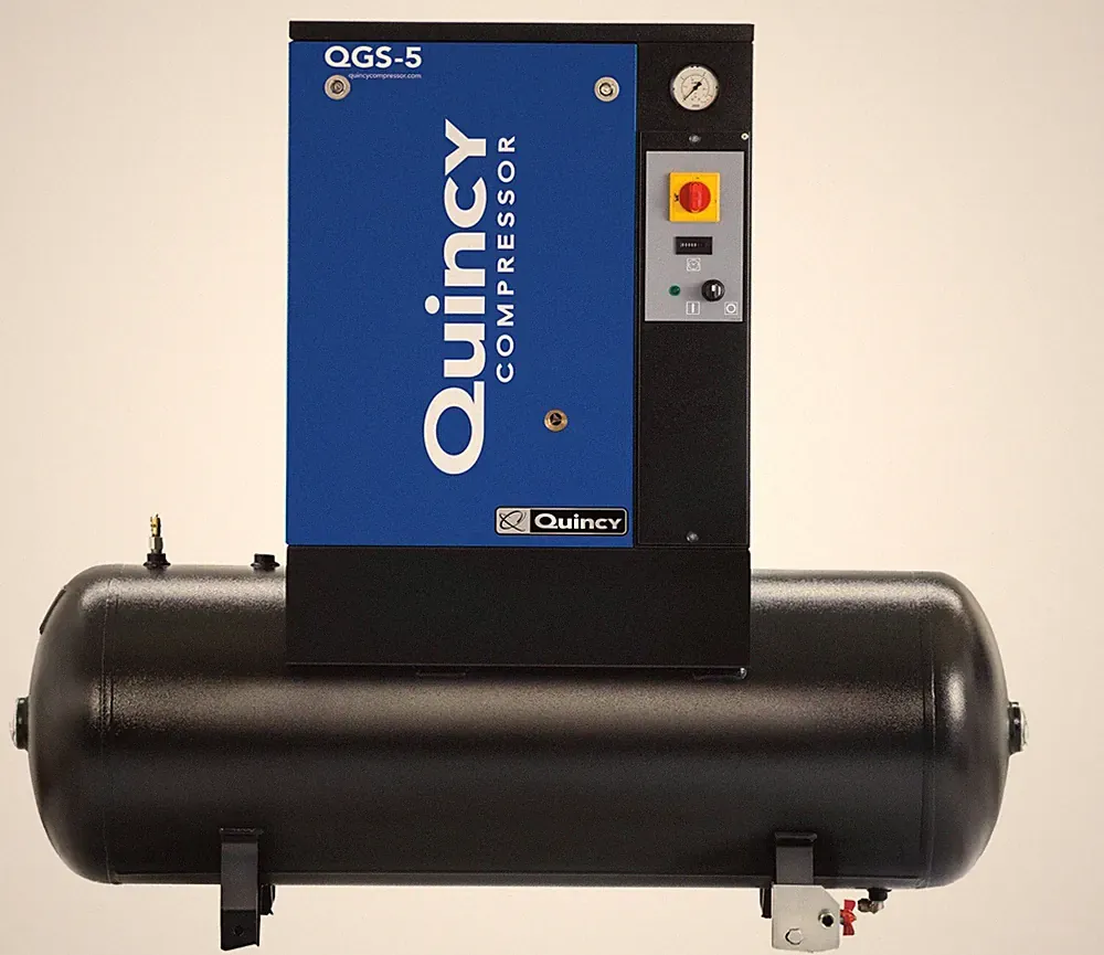 2024 Quincy QGS-5 Rotary Screw Air Compressor 5 HP with 60 Gallon Tank