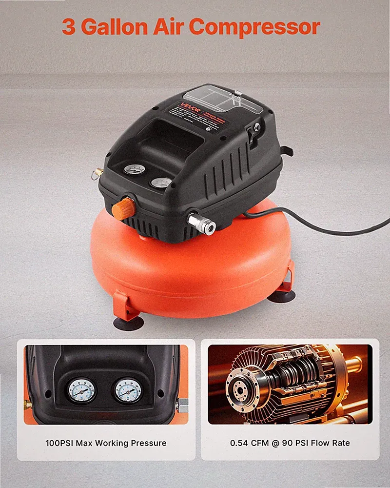 3 Gallon Air Compressor, 120V