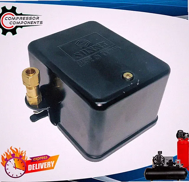 69HAZ140-175 Air Compressor Pressure Switch 140-175 PSI Single Port W Unloader
