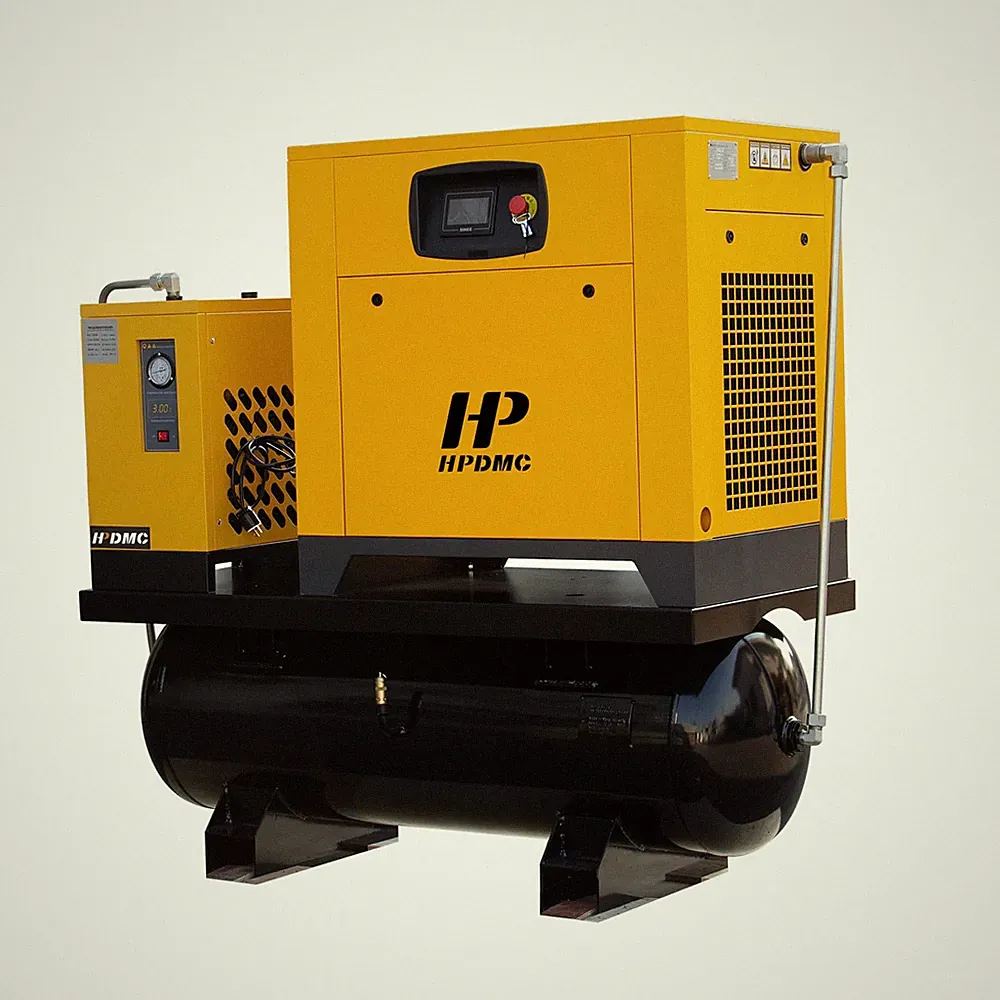 HPDMC 20HP 1PH/3PH 230V Variable Motor Rotary Screw Air Compressor 80 Gall Tank