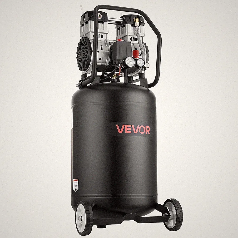 VEVOR 20-Gallon Air Compressor 2HP 4.5 SCFM at 90PSI Max 125PSI Oil-Free Tank